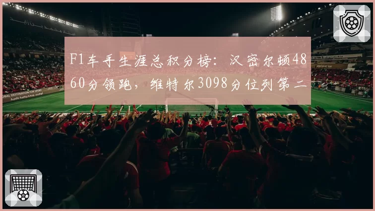 F1车手生涯总积分榜:汉密尔顿4860分领跑,维特尔3098分位列第二